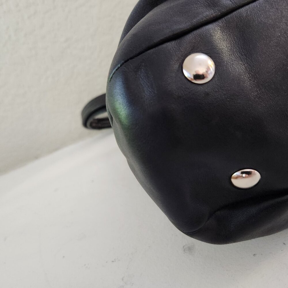 Euc Coach Soho East West Black Leather Shoulder Bag - Picture 9 of 14